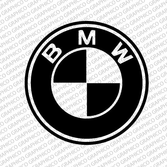 BMW Logo Vinyl Wall Decal Art Decor Sticker