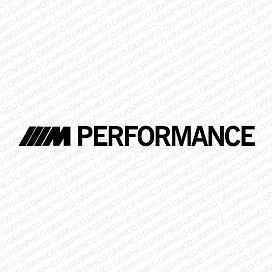 BMW M PERFORMANCE Decal (Pack of 2)