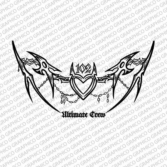 "Chained Love" JDM Decal