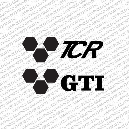 GTI/TCR Dashboard Decal (Pack of 2)