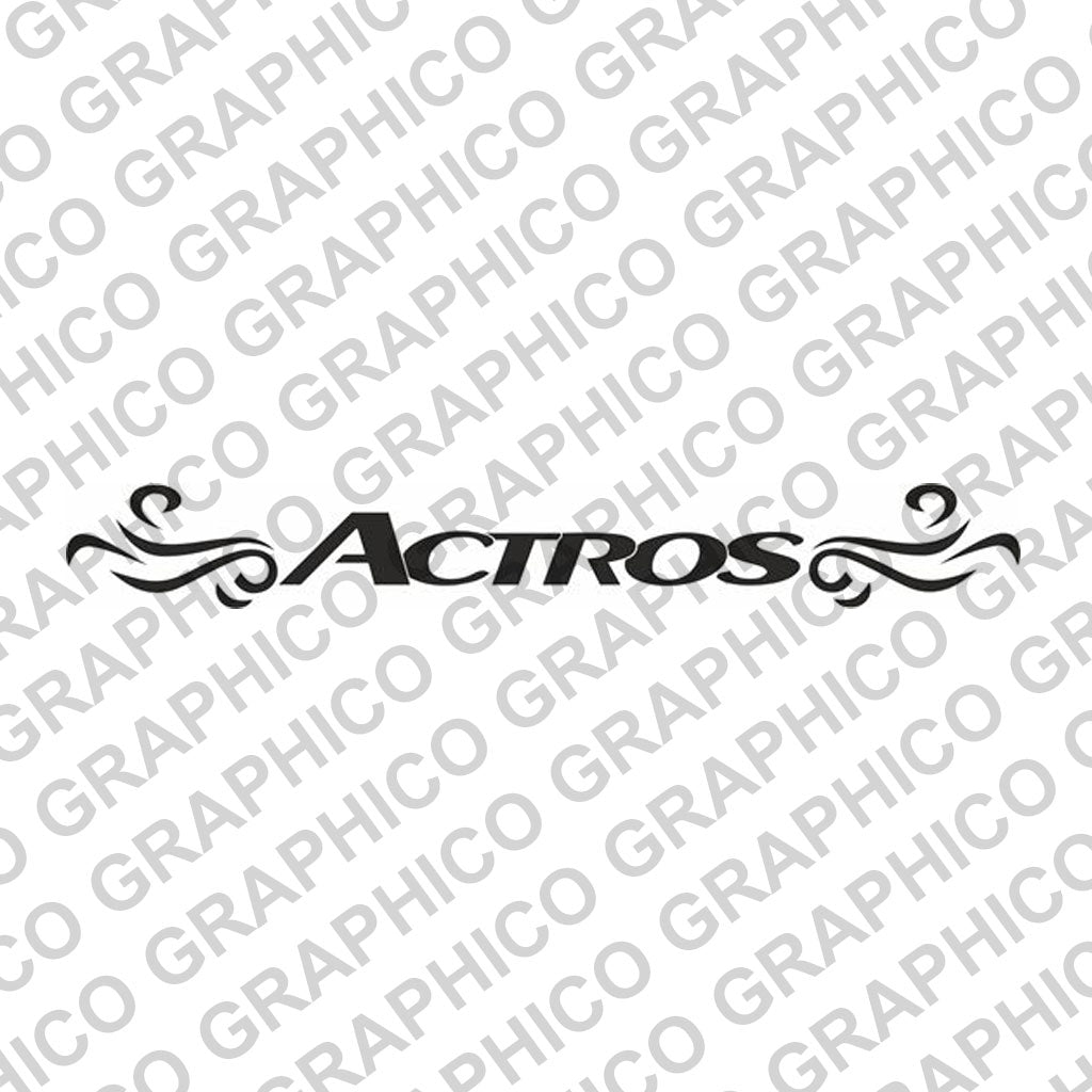 Mercedes Actros Windscreen Decal Style 4