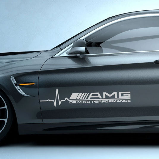 Mercedes-Benz AMG Driving Performance Both Sides Decal Sticker (Pack of 2)