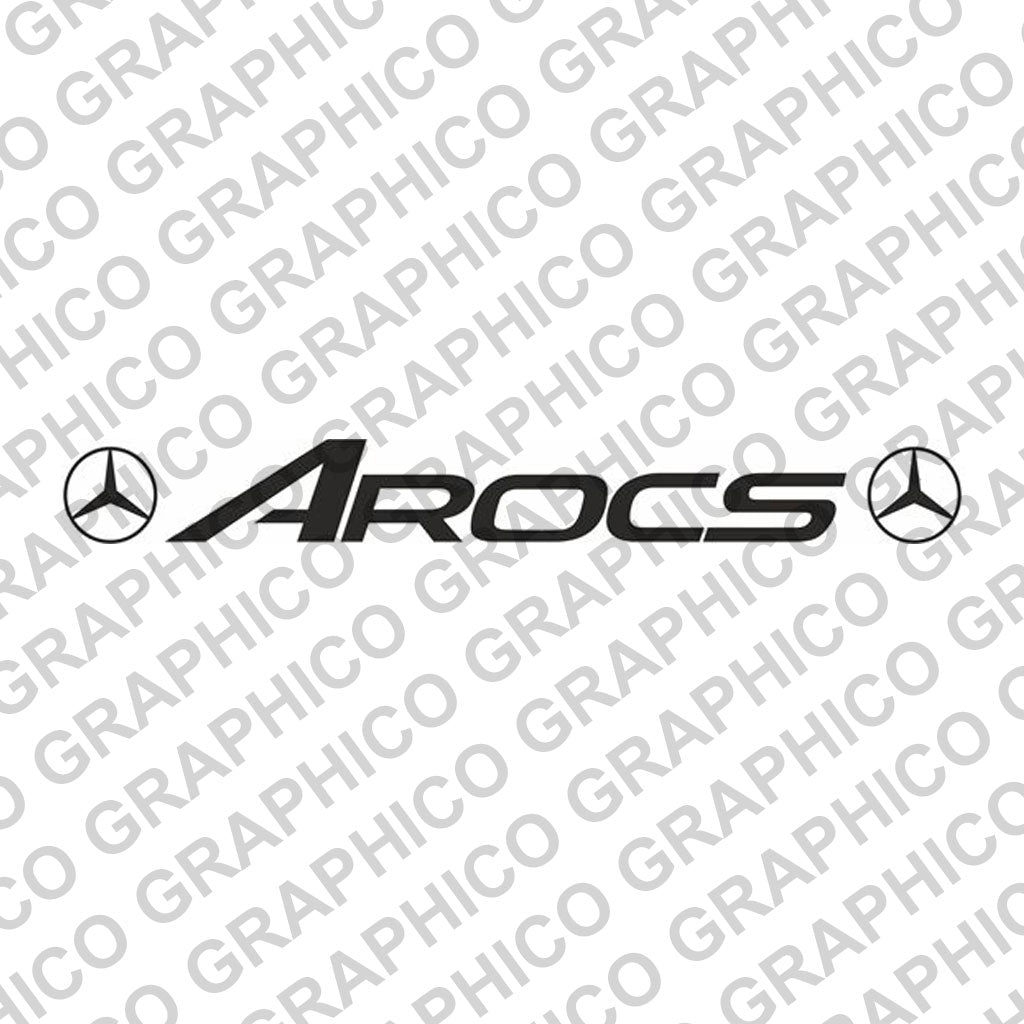 Mercedes 'Arcos' Windscreen Decal
