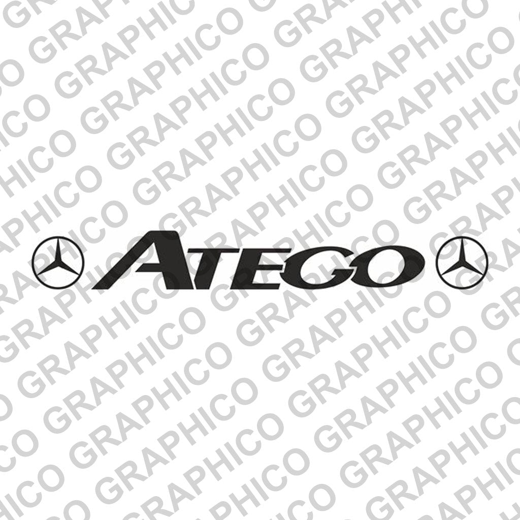 Mercedes 'Atego' Windscreen Decal