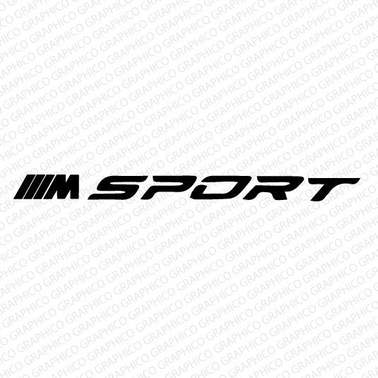 M SPORT Door Handle Decal (Pack of 4)