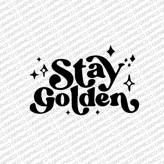 "Stay Golden" Decal
