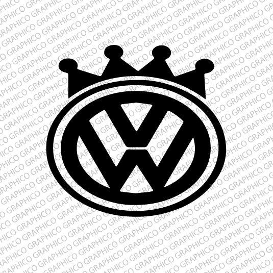 VW King Decal