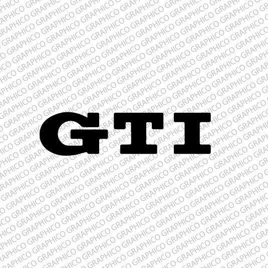 VW GTI Logo Decal