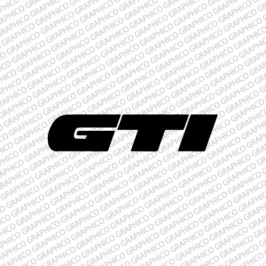 VW GTI Logo Decal