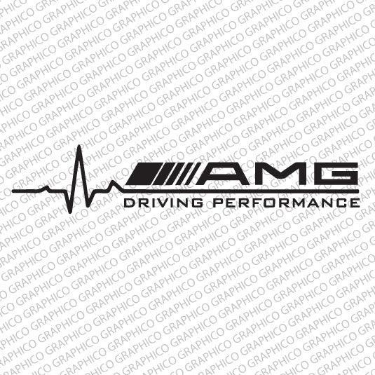 Mercedes-Benz AMG Driving Performance Both Sides Decal Sticker (Pack of 2)