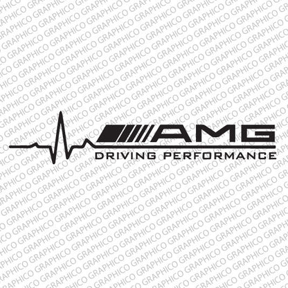 Mercedes-Benz AMG Driving Performance Both Sides Decal Sticker (Pack of 2)