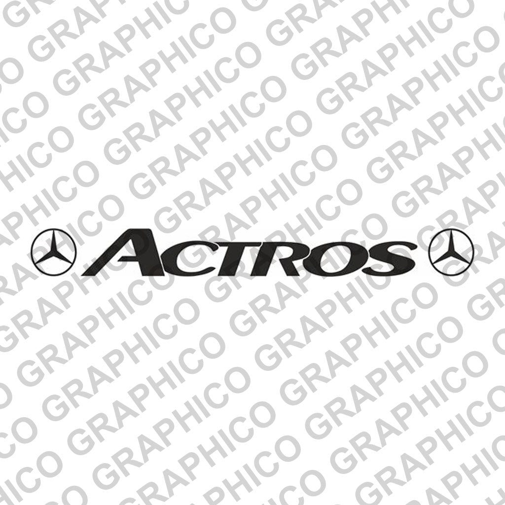 Mercedes 'Actros' Windscreen Decal