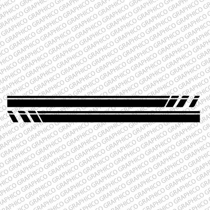 Side Stripe Car Decals (Pack of 2)