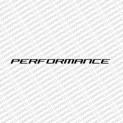 VW "Performance" Dashboard Decal (Pack of 2)